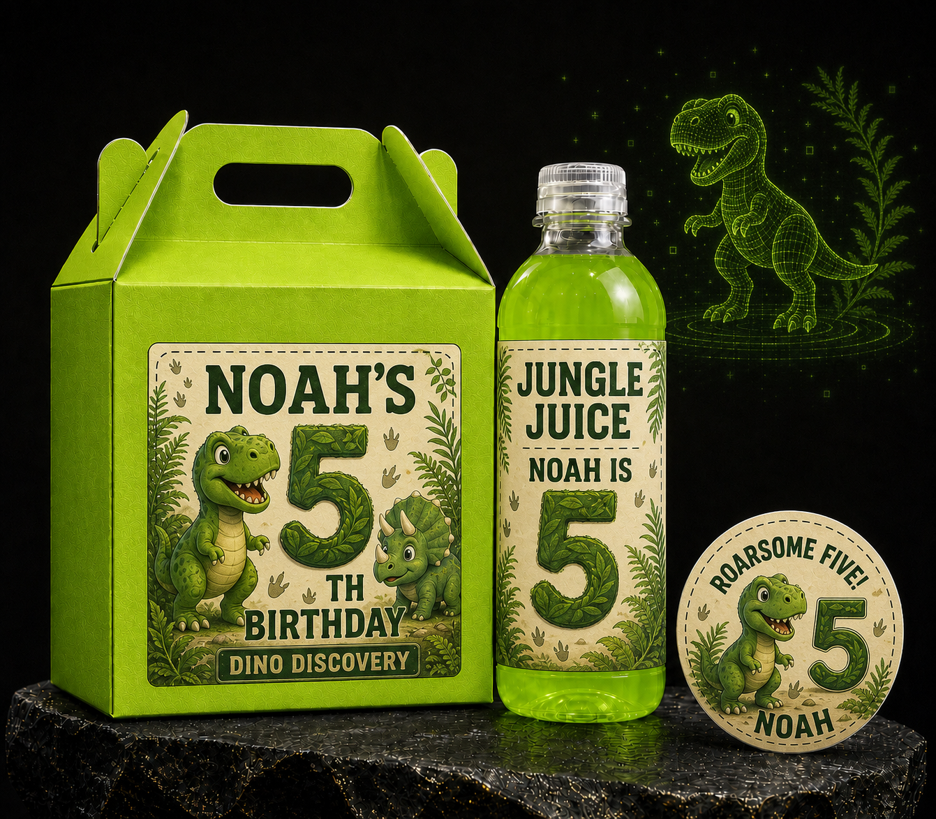 Dinosaur Adventure birthday party set