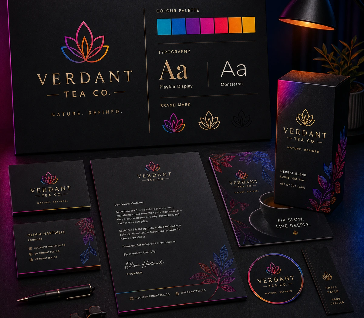 Graphic design and complete business brand identity
